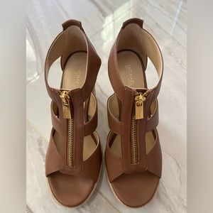 Michael Kors Brown Wedges Size 6